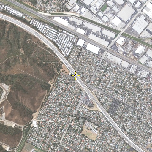 Aerial/Satellite Image of Exit 14A, CA