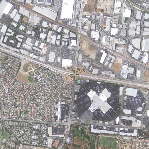 Aerial/Satellite Image of Exit 18, CA