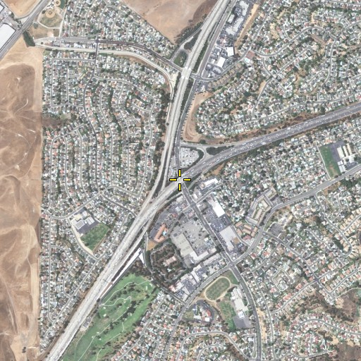Aerial/Satellite Image of Exit 26, CA