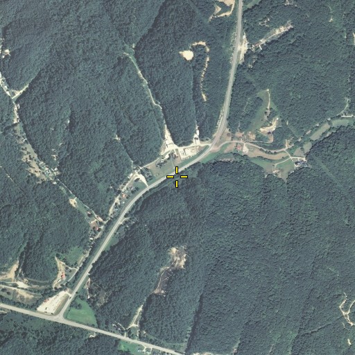 Aerial/Satellite Image of Wheeler Branch, KY
