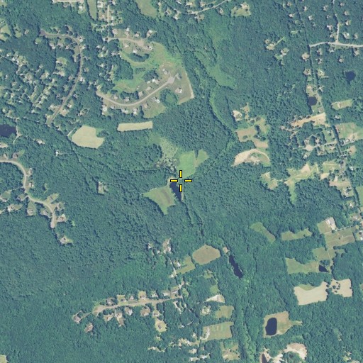 Aerial/Satellite Image of Metcalf Brook, CT