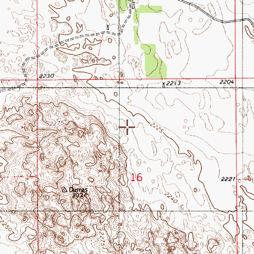 Topographic Map of Orr Station, MN