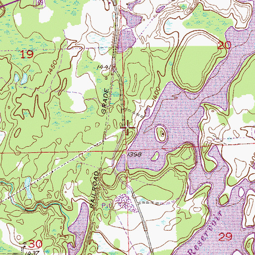 Topographic Map of West Two Rivers Campground, MN