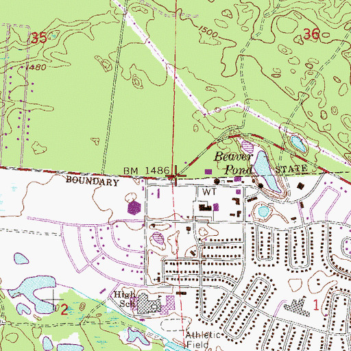 Topographic Map of Duluth Clinic-Babbitt, MN