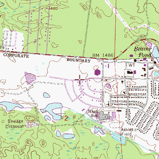 Topographic Map of Good Shepherd Lutheran Church, MN