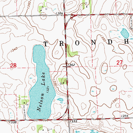 Topographic Map of School Number 83 (historical), MN