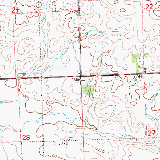 Topographic Map of School Number 226 (historical), MN