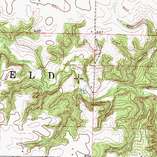 Topographic Map of Taylor Mine, IL