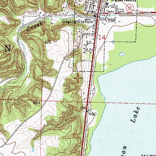 Topographic Map of Bavar Mine, IL