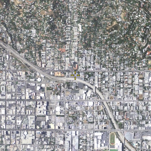 Aerial/Satellite Image of Exit 8C, CA
