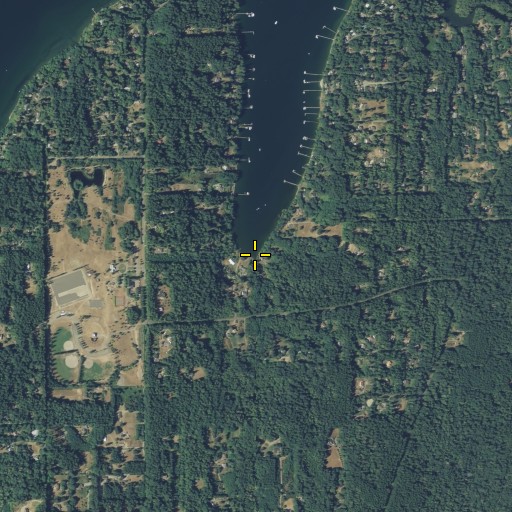 Aerial/Satellite Image of Miemois Creek, WA