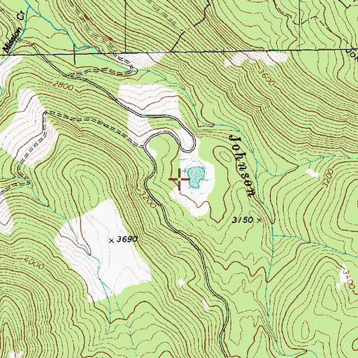 Topographic Map of Wright Lake, WA