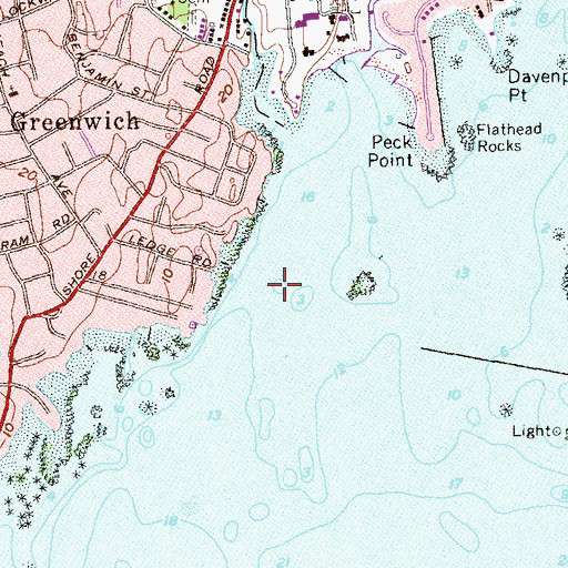 Topographic Map of Todd Rock, CT