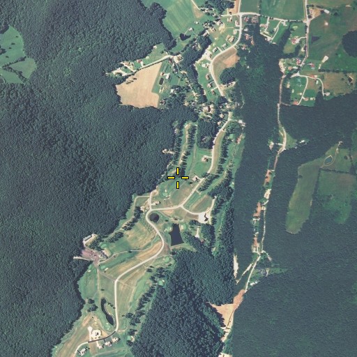 Aerial/Satellite Image of Eagle Trace Golf Course, KY
