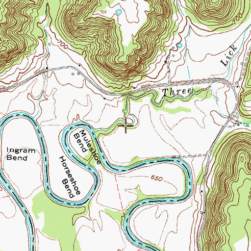 Topographic Map of Ramey Post Office (historical), KY