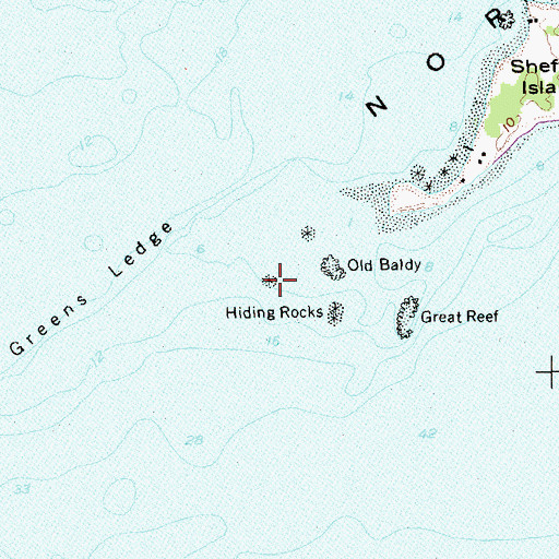 Topographic Map of Old Pelt, CT