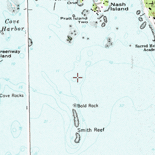 Topographic Map of Nat Clocks Rock, CT