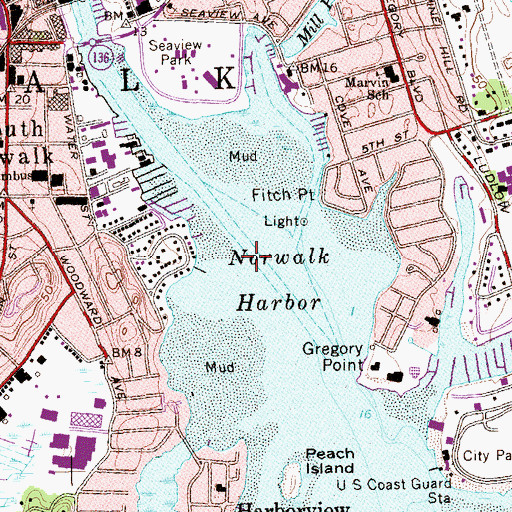 Topographic Map of Norfolk River Reach, CT