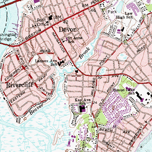 Topographic Map of WFIF, CT