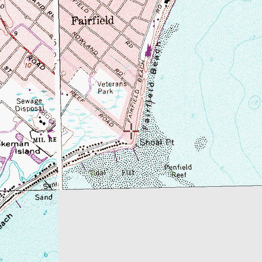 Topographic Map of Little Danbury, CT