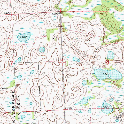 Topographic Map of School Number 39 (historical), MN