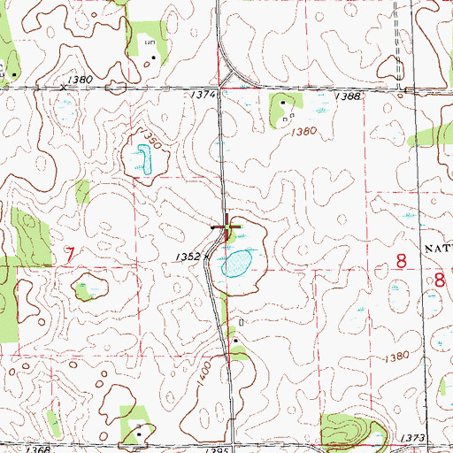 Topographic Map of School Number 26 (historical), MN