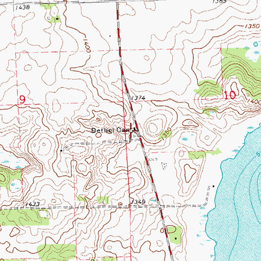 Topographic Map of School Number 18 (historical), MN