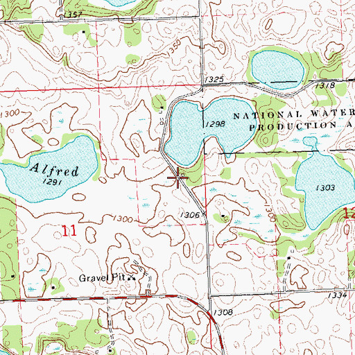 Topographic Map of School Number 52 (historical), MN