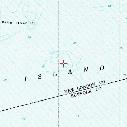 Topographic Map of Eel Grass Ground, CT