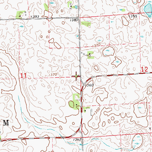 Topographic Map of School Number 78 (historical), MN