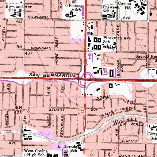 Topographic Map of Exit 36, CA