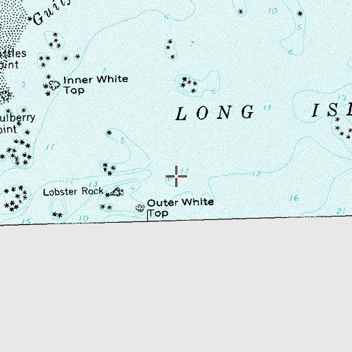 Topographic Map of Netties Reef, CT