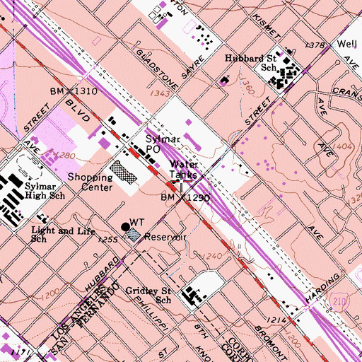 Topographic Map of Exit 4, CA