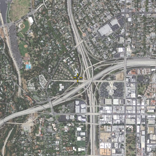 Aerial/Satellite Image of Exit 25B, CA
