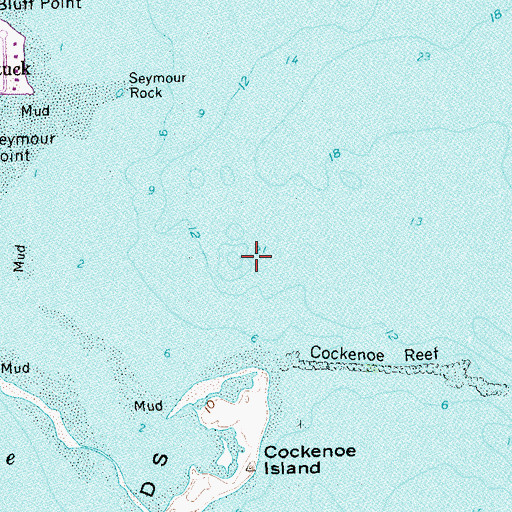 Topographic Map of Hanford Rock, CT