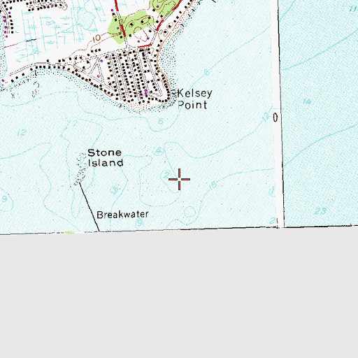 Topographic Map of East Ledge, CT