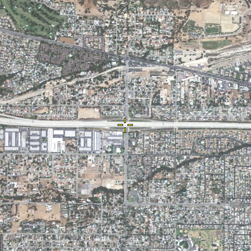 Aerial/Satellite Image of Exit 46, CA