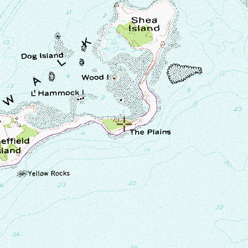 Topographic Map of The Plans, CT