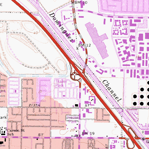 Topographic Map of Exit 35, CA