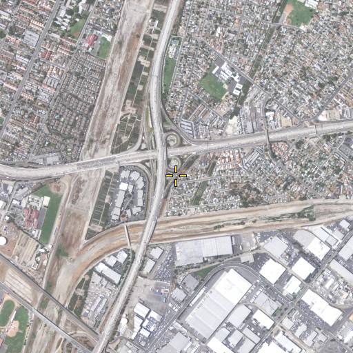 Aerial/Satellite Image of Exit 22, CA