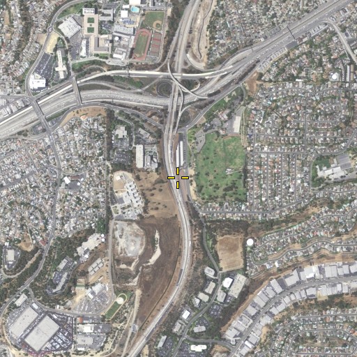 Aerial/Satellite Image of Exit 21, CA
