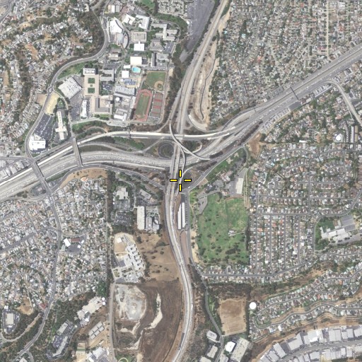 Aerial/Satellite Image of Exit 22, CA