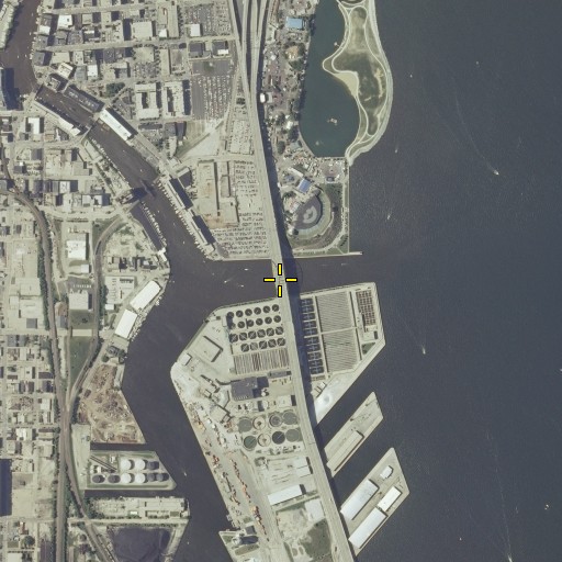 Aerial/Satellite Image of Daniel Hoan Memorial Bridge, WI