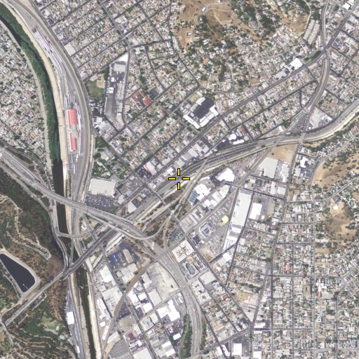 Aerial/Satellite Image of Exit 26A, CA