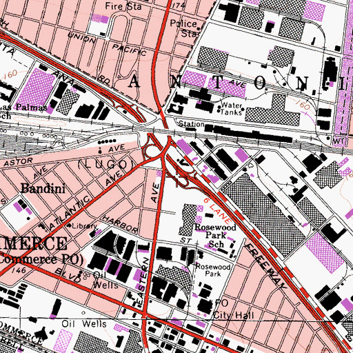 Topographic Map of Exit 129, CA