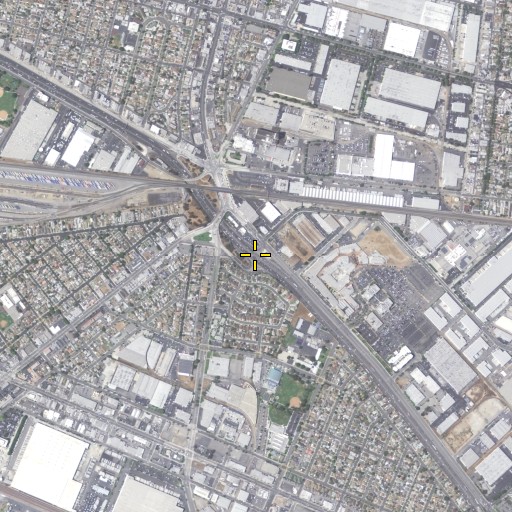 Aerial/Satellite Image of Exit 129, CA