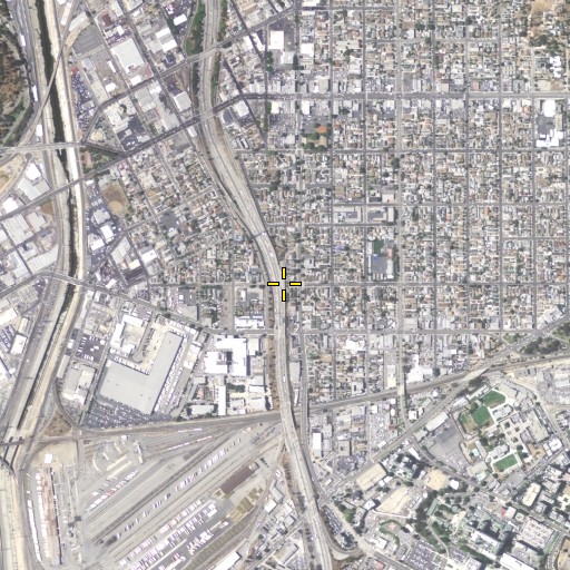Aerial/Satellite Image of Exit 136A, CA