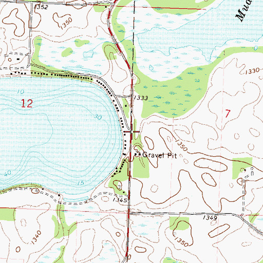 Topographic Map of School Number 241 (historical), MN