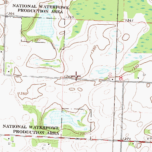 Topographic Map of School Number 24 (historical), MN