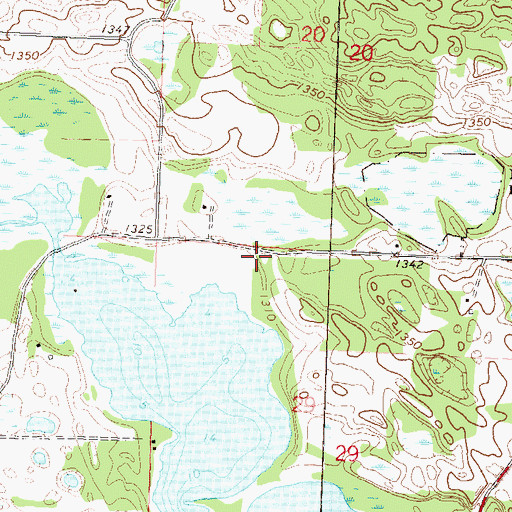 Topographic Map of School Number 120 (historical), MN